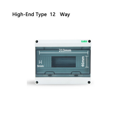 HT-5/8/12/15/18/24 plastmasas sadales kārba ūdensnecaurlaidīga MCB kastes paneļa uzstādīšanas sadales kārba ūdensnecaurlaidīga sadales kārba