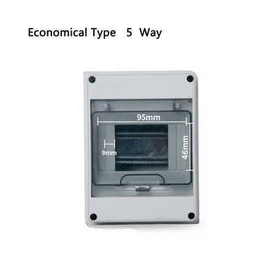 HT-5/8/12/15/18/24 plastmasas sadales kārba ūdensnecaurlaidīga MCB kastes paneļa uzstādīšanas sadales kārba ūdensnecaurlaidīga sadales kārba