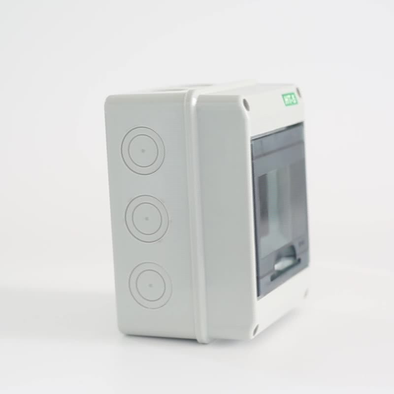 HT-5/8/12/15/18/24 plastmasas sadales kārba ūdensnecaurlaidīga MCB kastes paneļa uzstādīšanas sadales kārba ūdensnecaurlaidīga sadales kārba