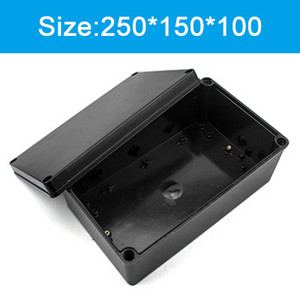 Visokokvalitetna crna vodootporna plastična kutija serije AG Kućište za elektroničke instrumente Električni projekt Vanjska razvodna kutija
