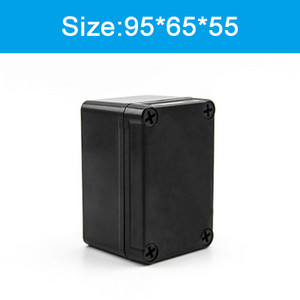 Visokokvalitetna crna vodootporna plastična kutija serije AG Kućište za elektroničke instrumente Električni projekt Vanjska razvodna kutija