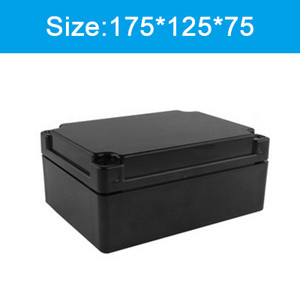 Visokokvalitetna crna vodootporna plastična kutija serije AG Kućište za elektroničke instrumente Električni projekt Vanjska razvodna kutija