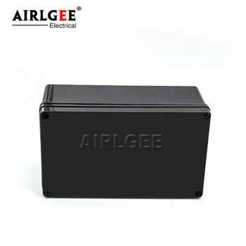 Висококачествена черна водоустойчива пластмасова кутия от серия AG Кутия за електронни инструменти Електрически проект Разклонителна кутия за открито