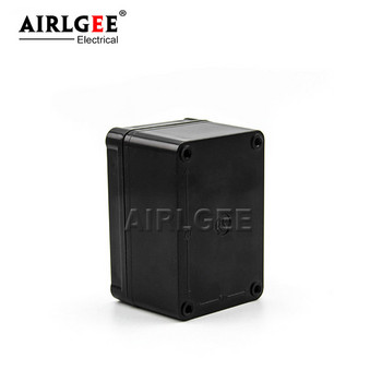 Висококачествена черна водоустойчива пластмасова кутия от серия AG Кутия за електронни инструменти Електрически проект Разклонителна кутия за открито