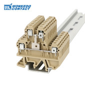 10kom DK4QV/35 Vijčani spoj Dvostruki 2 razine 4 vodiča 4 mm² SAK žica Električni konektor DIN letvica Terminalni blok DK 4QV/35