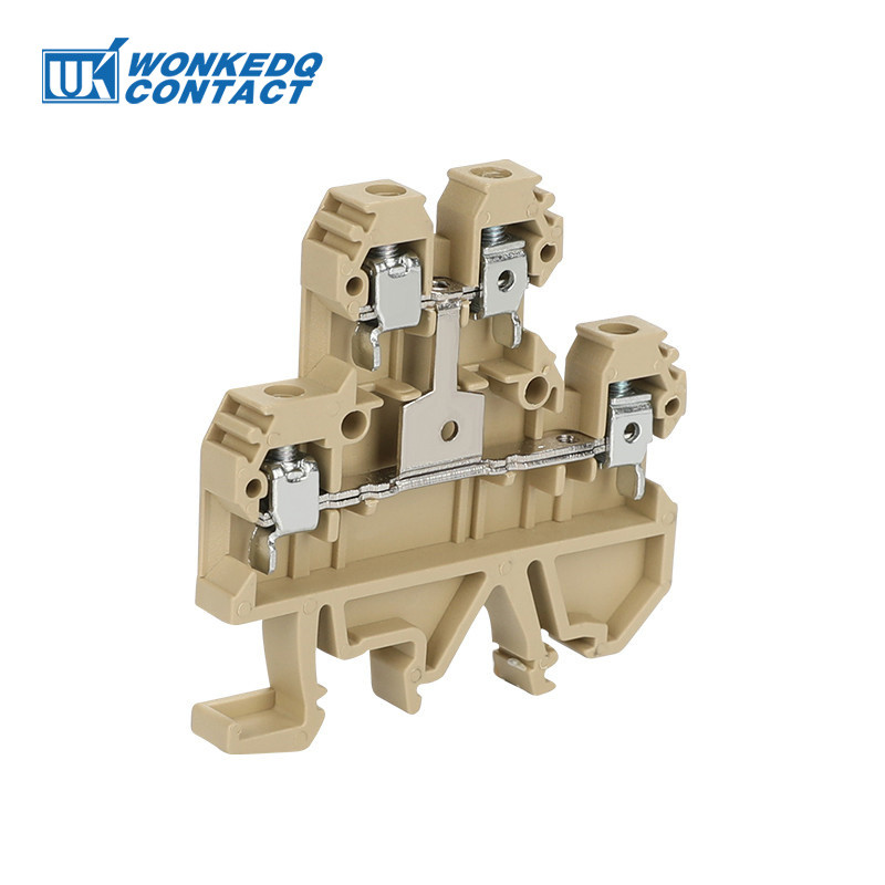 10kom DK4QV/35 Vijčani spoj Dvostruki 2 razine 4 vodiča 4 mm² SAK žica Električni konektor DIN letvica Terminalni blok DK 4QV/35