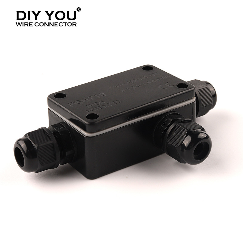 2/3 pinski IP66 vanjski vodootporni kabelski konektor Razvodna kutija s priključkom električne žice 41A/450V