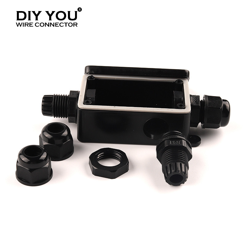 2/3 pinski IP66 vanjski vodootporni kabelski konektor Razvodna kutija s priključkom električne žice 41A/450V