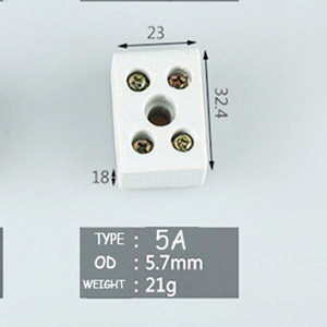 Novi dolazak 10 kom keramičkih stezaljki, konektor s 5 rupa Porculanske keramičke stezaljke, žičani konektor 5 A