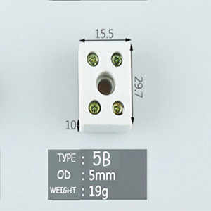 Novi dolazak 10 kom keramičkih stezaljki, konektor s 5 rupa Porculanske keramičke stezaljke, žičani konektor 5 A
