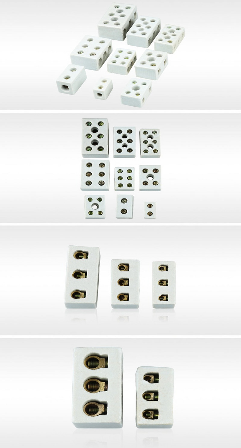 Novi dolazak 10 kom keramičkih stezaljki, konektor s 5 rupa Porculanske keramičke stezaljke, žičani konektor 5 A