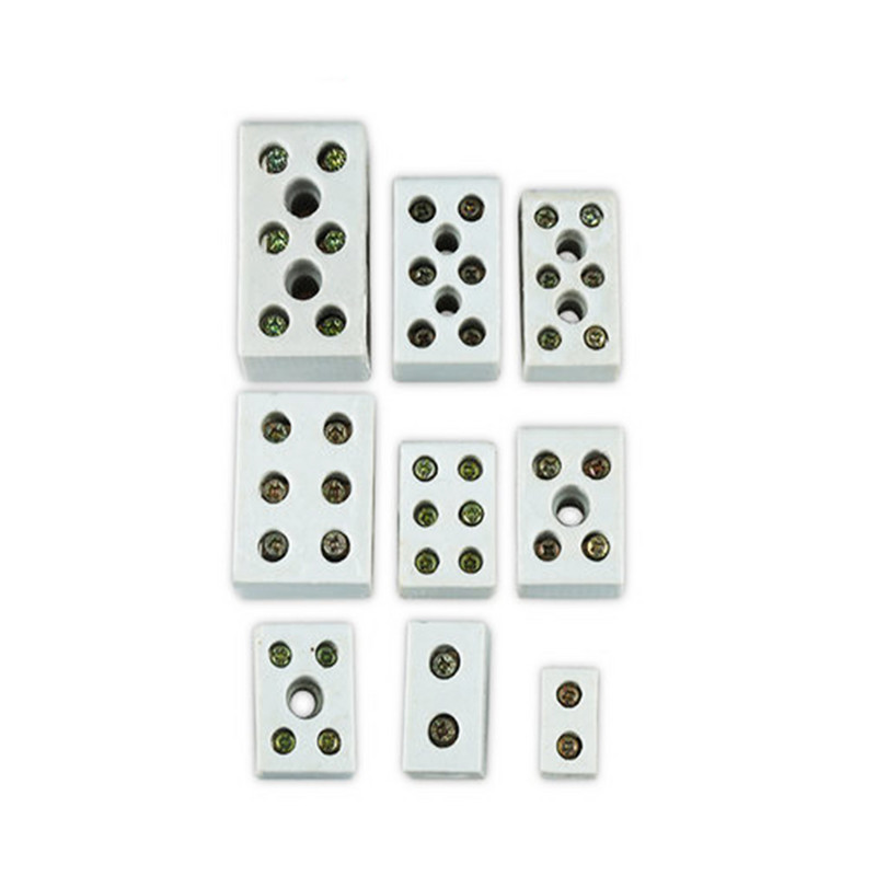 Novi dolazak 10 kom keramičkih stezaljki, konektor s 5 rupa Porculanske keramičke stezaljke, žičani konektor 5 A