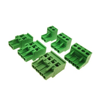 10Pcs Plug-in PCB Винт Клемен блок Стъпка на съединителя 5,08 мм 2EDGK/KA мъжки 2/3/4/5/6/7/8/9/10P Morsettiera Pluggable Bornier