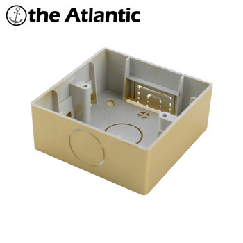 Εξωτερικό κιβώτιο στερέωσης Dark Junction Box Πίσω κιβώτιο επιφανειακής στήριξης Εξωτερικό κουτί για πρίζα διακόπτη τύπου 86 Μαύρο λευκό χρυσό γκρι