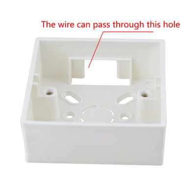 Vanjska kutija za ugradnju Tamna razvodna kutija Stražnja kutija Kutija za površinsku montažu Vanjska kutija za 86Type Utičnica s prekidačem Crna Bijela Zlatna Siva