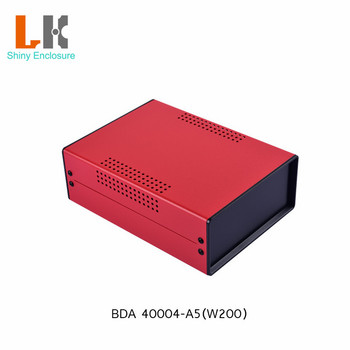 BDA40004 Електронен корпус Желязна Метална кутия за корпус на инструменти с ABS пластмасов панел Съединителна кутия 150x70x200 mm