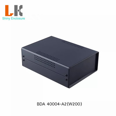 BDA40004 Kućište za elektroničko kućište, željezno metalno kućište za instrumente s razvodnom kutijom od ABS plastične ploče 150x70x200 mm