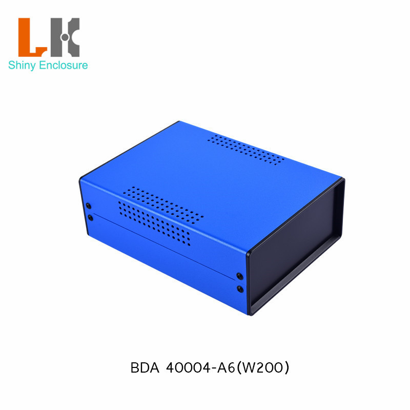 BDA40004 Kućište za elektroničko kućište, željezno metalno kućište za instrumente s razvodnom kutijom od ABS plastične ploče 150x70x200 mm
