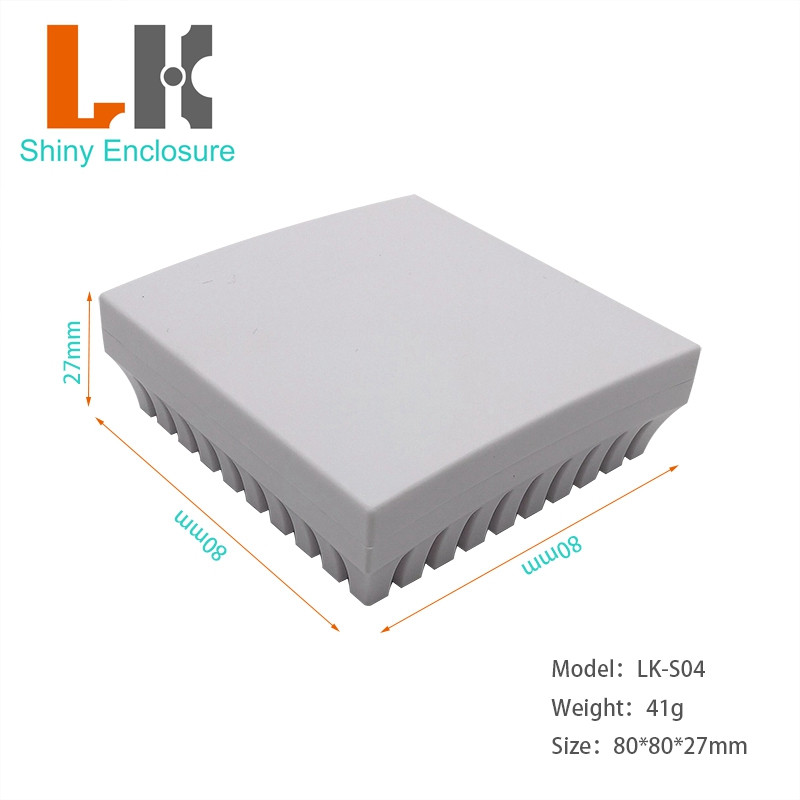 LK-S04 plastmasas elektroniskā projekta korpusa aprīkojuma mitruma sensora korpusa sadales kārba 80x80x27mm