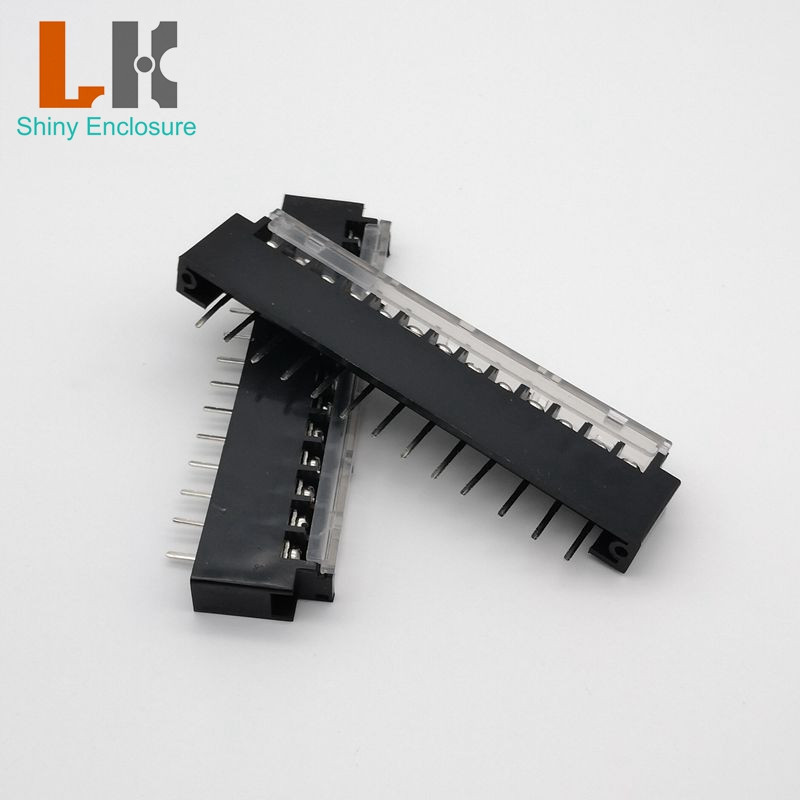 LK-PLC08a Industrial PLC plastmasas korpusa vadības korpusa kārbas projekta korpuss, Din sliedes korpuss 155x110x60mm