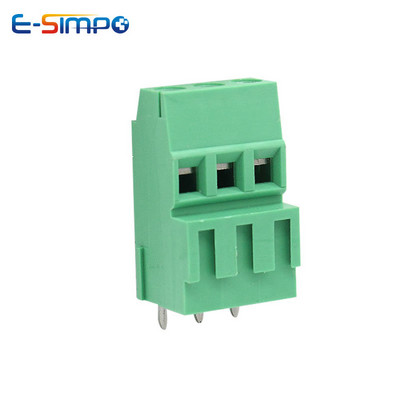 50gab 5.0mm KF128L 128H 128HH 2P3P Zems Vidēji Augsts Profils 0.197" DG500A/MKKDS1.5/EK500V4L Rohs CE PCB Skrūvējamo vadu spaiļu bloks