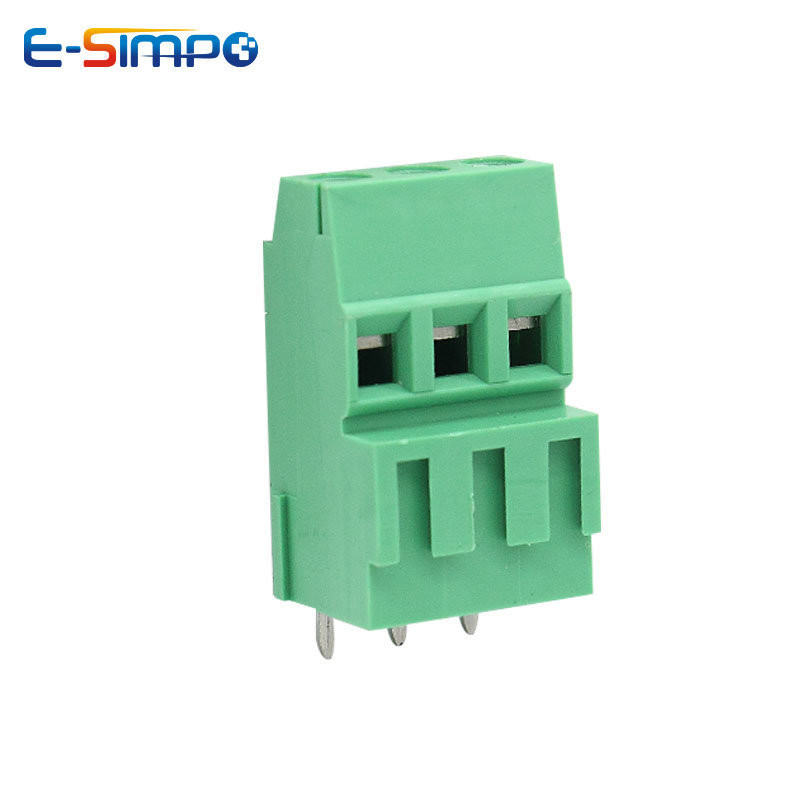 50gab 5.0mm KF128L 128H 128HH 2P3P Zems Vidēji Augsts Profils 0.197" DG500A/MKKDS1.5/EK500V4L Rohs CE PCB Skrūvējamo vadu spaiļu bloks