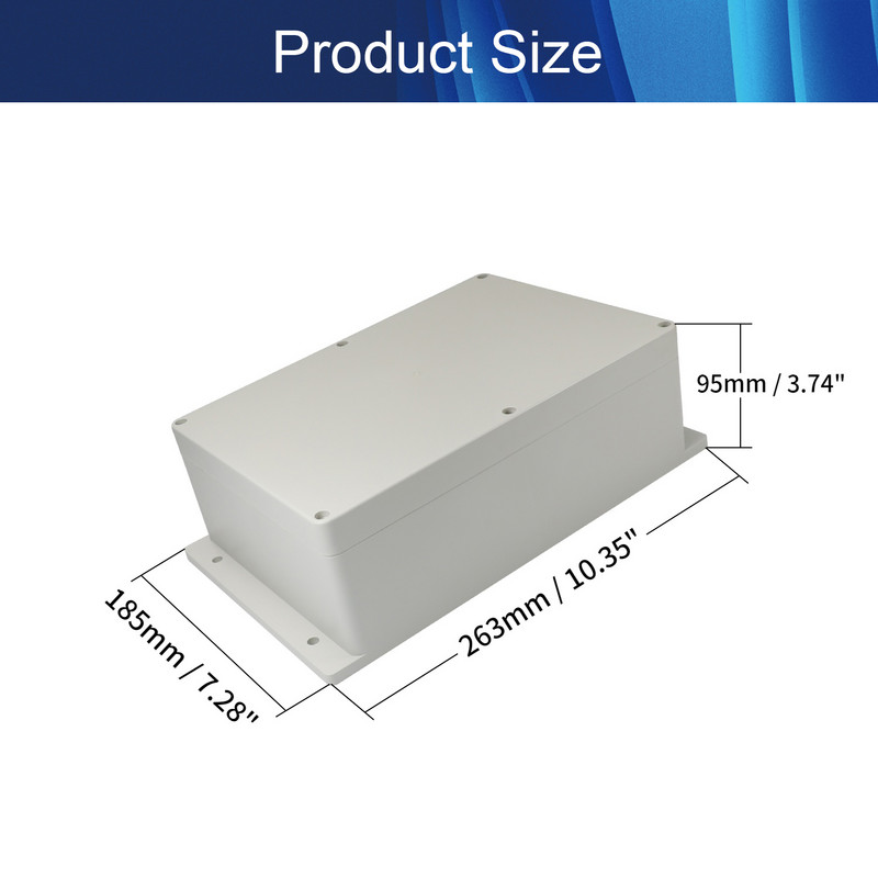 Fielect Bijela razvodna kutija/Kućište prekidača IP67 ABS 115x90x55/263x185x95/320x240x110/63x58x35/100x68x50/158x90x40/150x110x70mm