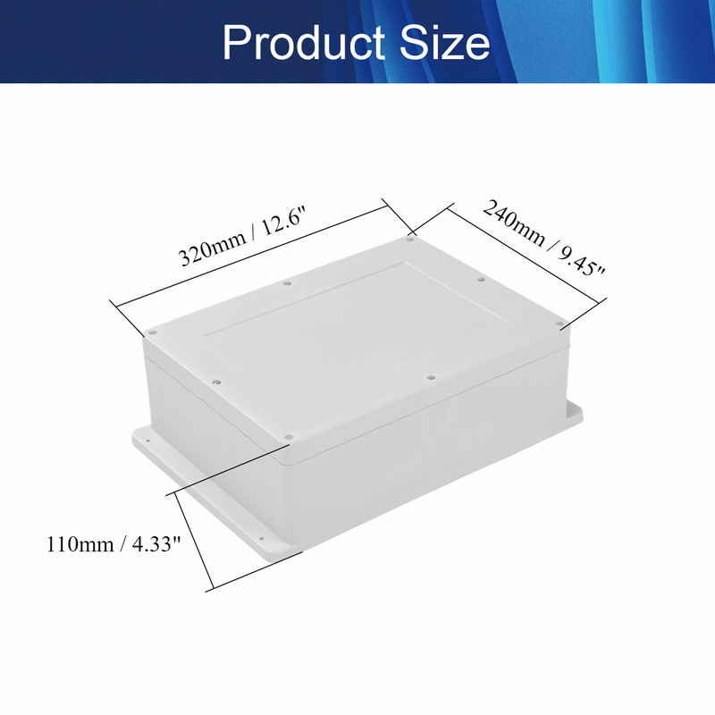 Fielect Bijela razvodna kutija/Kućište prekidača IP67 ABS 115x90x55/263x185x95/320x240x110/63x58x35/100x68x50/158x90x40/150x110x70mm