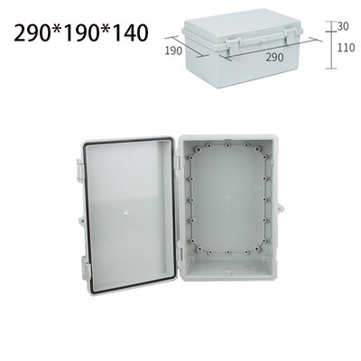 Väliselektriline harukarp Suletud lüliti toitekarp veekindel ABS-plastist korpus poltidega elektrijaotuskarbiga