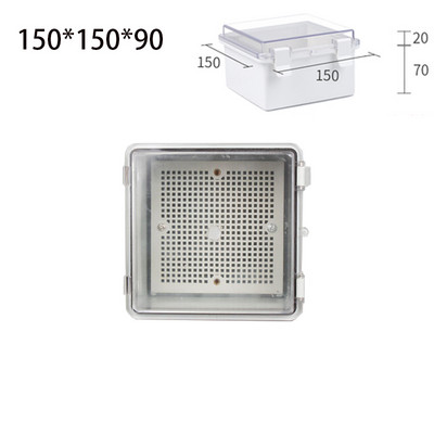 Väliselektriline harukarp Suletud lüliti toitekarp veekindel ABS-plastist korpus poltidega elektrijaotuskarbiga