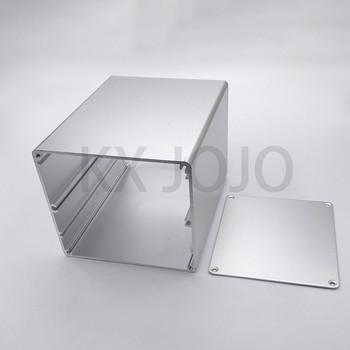 Алуминиев корпус 97*84*90/125 мм електрическа екструдирана кутия с отделен тип платка Направи си сам сребристо/черно