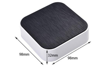 98 x 98 x 32 mm augstas kvalitātes plastmasas korpuss, kas paredzēts elektroniskajam projektam abs korpusam, instrumenta korpusam — Diy Junction, maza darbvirsmas kaste