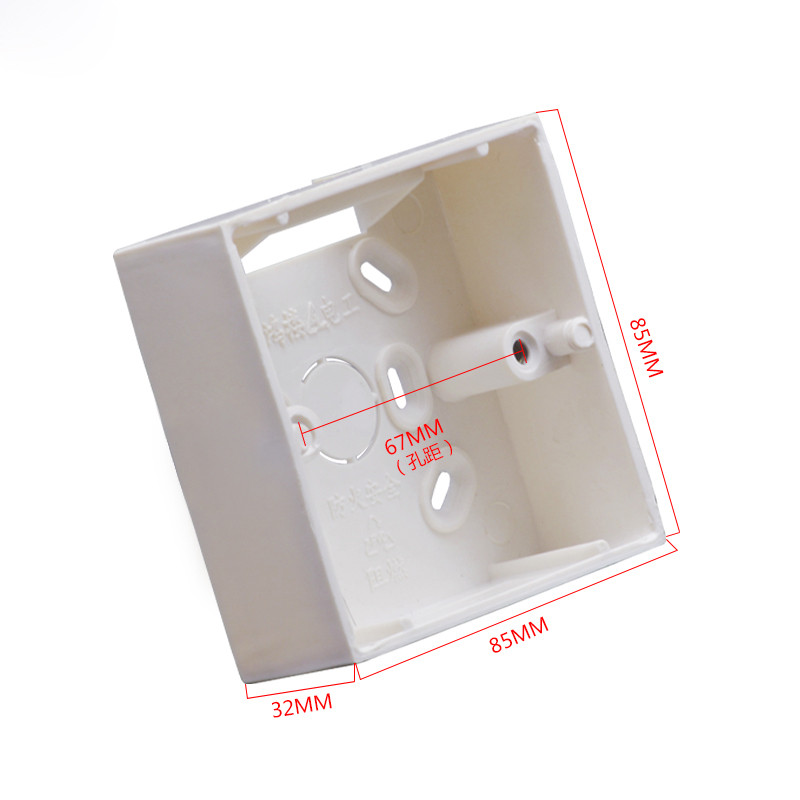86 Tip Električni prekidač Utičnica Razvodna žica Kutija za spajanje Zidna kvadratna kutija za ugradnju na površinu