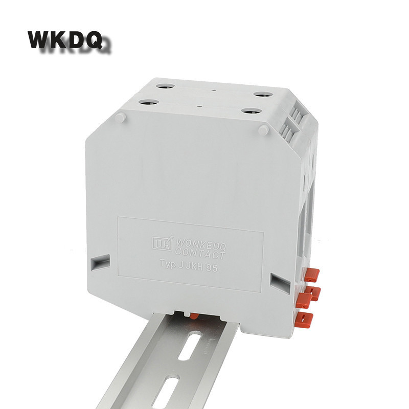 1Pc UKH95 Univerzalni visokostrujni vijčani utikač Vodič Žica Električni konektor DIN letvica Terminalni blok UKH 95