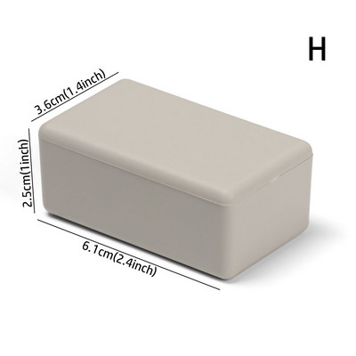 Augstas kvalitātes DIY 9 izmēri White Waterproof Cover Project Instrument Case Electronic Project Box Korpusu kastes