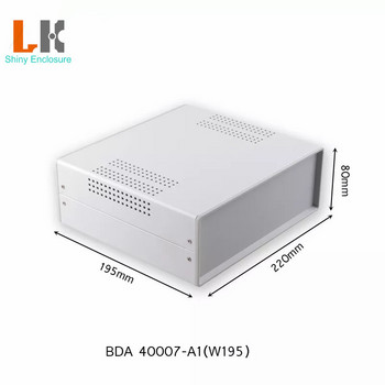 BDA40007 Персонализирана желязна кутия Метална проектна кутия Съединителен корпус Направи си сам Електронна кутия Захранване Калъф за инструменти 220x195x80mm
