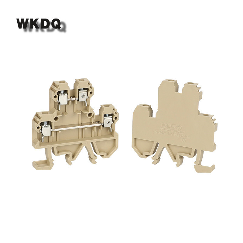 10 komada DK 4Q/35 SAK Tip 2 Razina ekvivalentna WEIDMULLER dvoslojnom vijčanom spoju Din rail terminalni blok konektor DK4Q/35