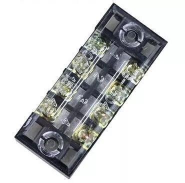 3/4/5/6/10/12 položaja 600V 15A s dva reda prekrivenih vijčanih stezaljki, 3kom/lot