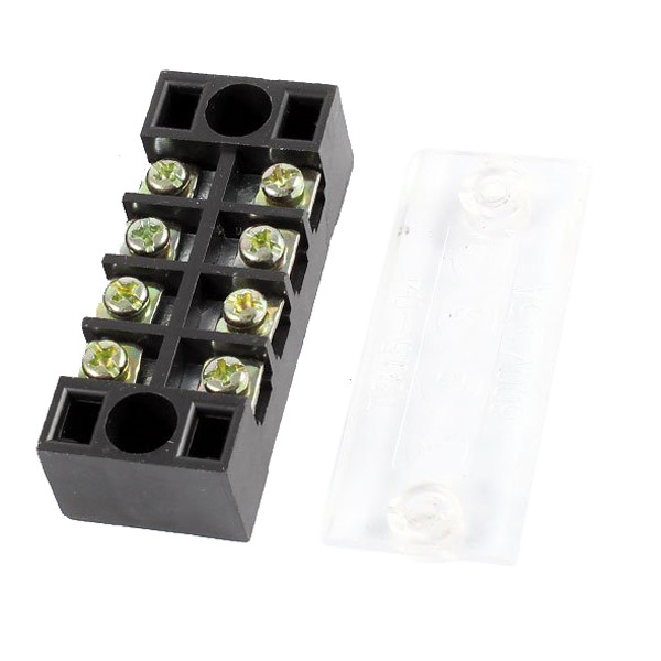 3/4/5/6/10/12 položaja 600V 15A s dva reda prekrivenih vijčanih stezaljki, 3kom/lot