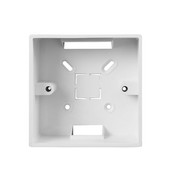 Ārējā montāžas kārba 86 mm * 86 mm * 33 mm 86 mm * 86 mm standarta slēdžiem un kontaktligzdām ir piemērota jebkurai sienas virsmas pozīcijai