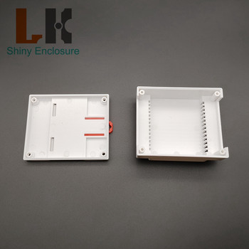 LK-DR45 Пластмасови електронни кутии за DIN релса Малка ABS разклонителна кутия Направи си сам корпус за DIN релса за електронен проект 89x72x44mm