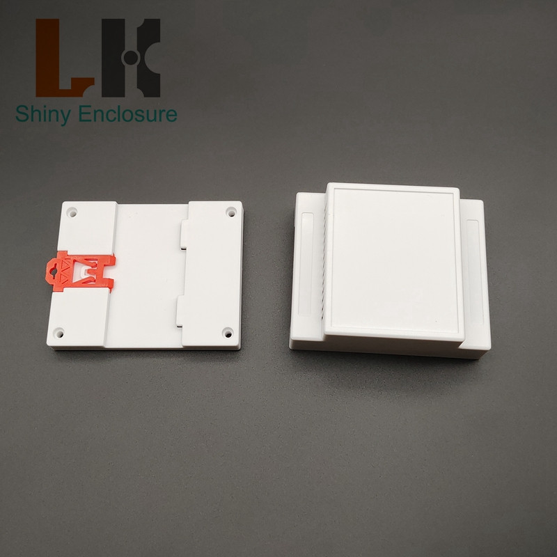 LK-DR45 Plastična elektronička kućišta za DIN šinu Mala ABS razvodna kutija Diy kućište za DIN šinu za projekt elektronike 89x72x44 mm