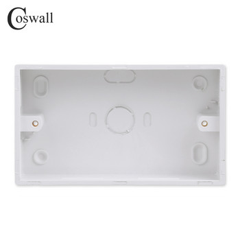 Външна монтажна кутия Coswall 146 мм * 86 мм * 32 мм за 146 * 86 мм Стандартен превключвател и контакт се прилагат за всяка позиция на повърхността на стената