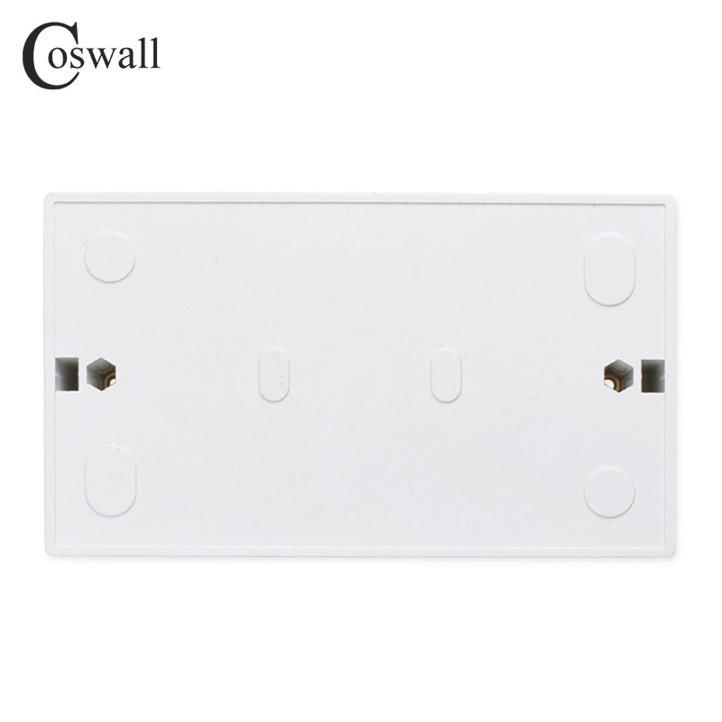 Coswall vanjska kutija za ugradnju 146 mm * 86 mm * 32 mm za 146 * 86 mm Standardni prekidač i utičnica primjenjuju se na bilo koji položaj zidne površine