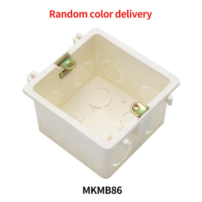 Vanjska montažna tamna kutija Zidni prekidač Utičnica kaseta 86 mm Montažna kutija s prekidačima Tajna škrinja Vijak za popravak Električni dodaci