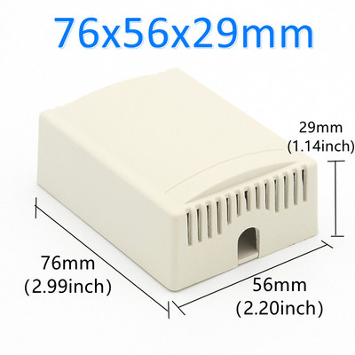 Plastmasas apvalka elektronisko instrumentu sadales kārba DIY iekštelpu savienojuma korpusa kabeļa atzars barošanas moduļa ķēdes uzstādīšanas kaste