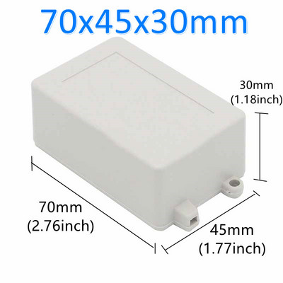 Plastmasas apvalka elektronisko instrumentu sadales kārba DIY iekštelpu savienojuma korpusa kabeļa atzars barošanas moduļa ķēdes uzstādīšanas kaste