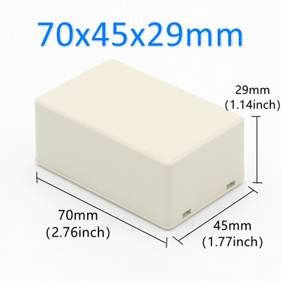 Plastmasas apvalka elektronisko instrumentu sadales kārba DIY iekštelpu savienojuma korpusa kabeļa atzars barošanas moduļa ķēdes uzstādīšanas kaste