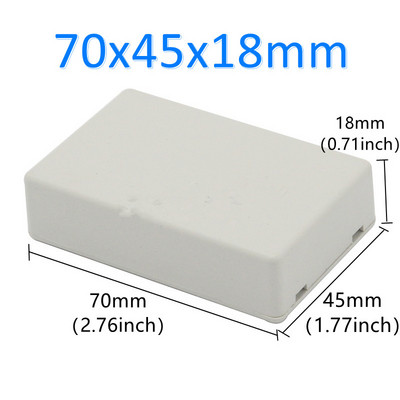 Plastmasas apvalka elektronisko instrumentu sadales kārba DIY iekštelpu savienojuma korpusa kabeļa atzars barošanas moduļa ķēdes uzstādīšanas kaste