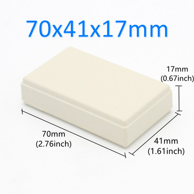 Plastmasas apvalka elektronisko instrumentu sadales kārba DIY iekštelpu savienojuma korpusa kabeļa atzars barošanas moduļa ķēdes uzstādīšanas kaste